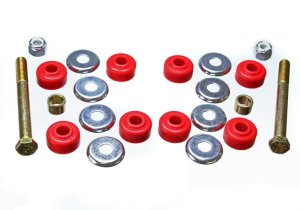 Acura Integra Shock Bushings - Front - Energy Suspension - End Link Bushing Set - Red - `90-`01 Acura Integra Shock Bushings - Front - Energy Suspension - End Link Bushing Set - Red - `90-`01